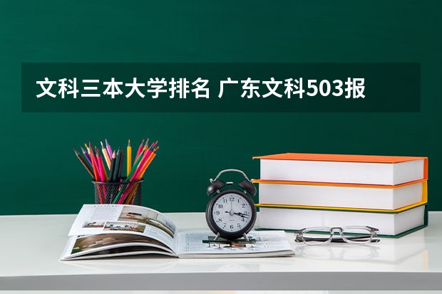 文科三本大学排名 广东文科503报那间三本比较稳妥?