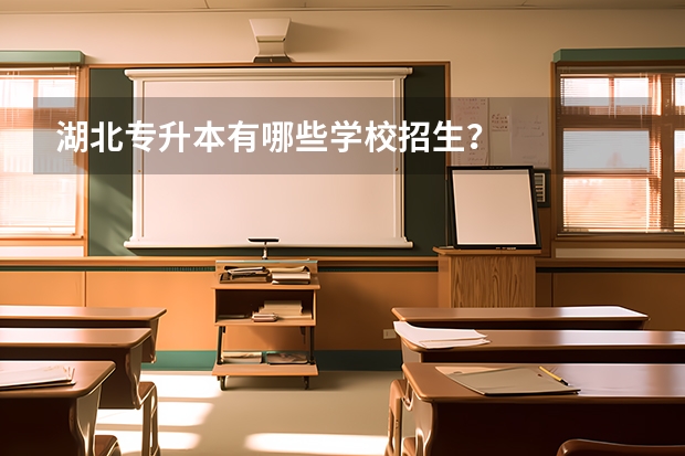 湖北专升本有哪些学校招生？