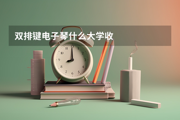 双排键电子琴什么大学收