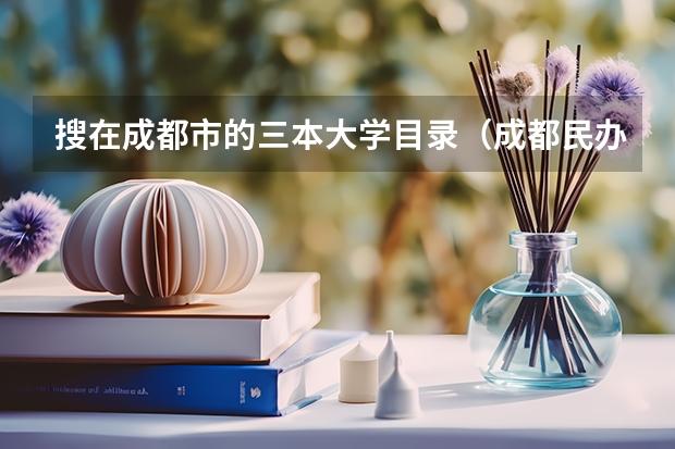 搜在成都市的三本大学目录（成都民办学院大学排名）