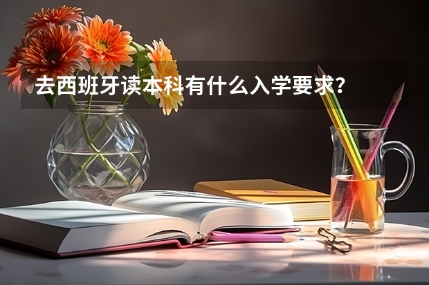 去西班牙读本科有什么入学要求？