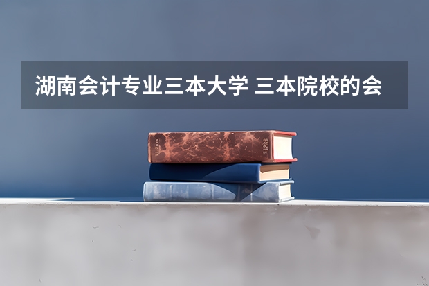 湖南会计专业三本大学 三本院校的会计专业排名