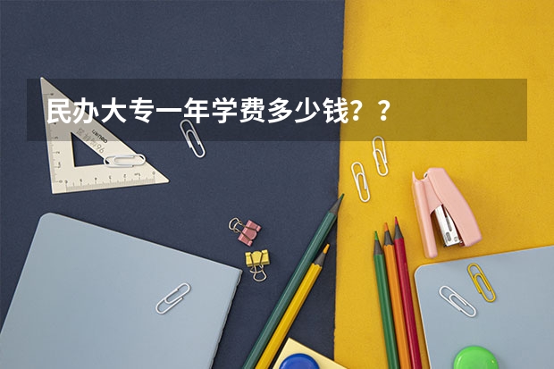 民办大专一年学费多少钱？？
