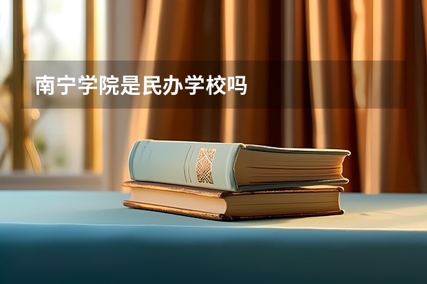 南宁学院是民办学校吗