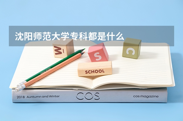 沈阳师范大学专科都是什么