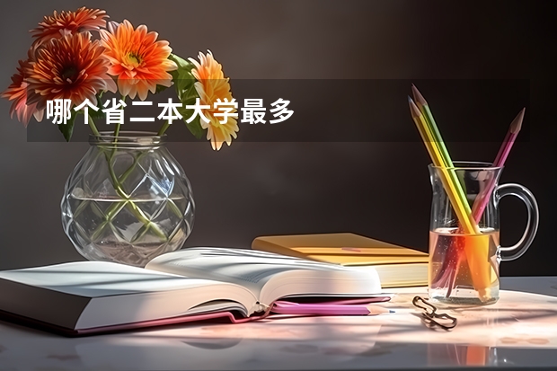 哪个省二本大学最多
