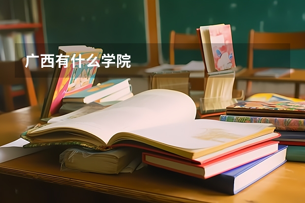 广西有什么学院