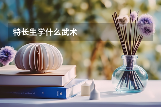 特长生学什么武术