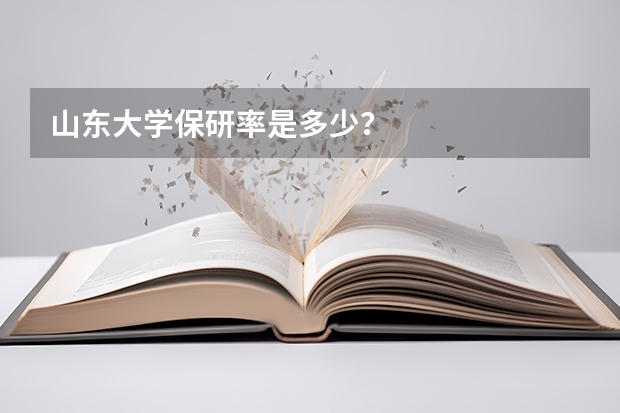 山东大学保研率是多少？