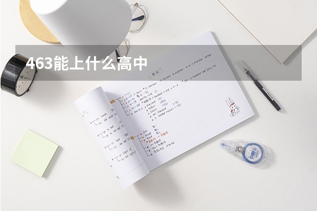 463能上什么高中