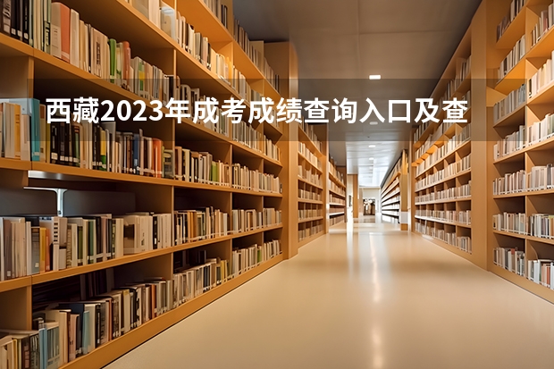 西藏2023年成考成绩查询入口及查分通道是什么？