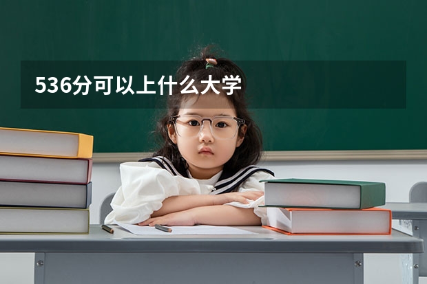 536分可以上什么大学