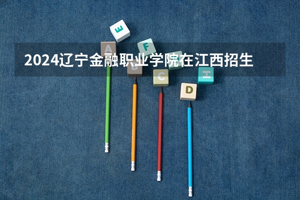 2024辽宁金融职业学院在江西招生计划 招多少人