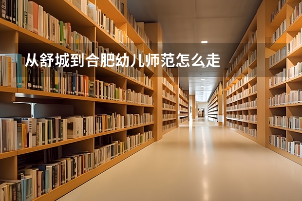 从舒城到合肥幼儿师范怎么走