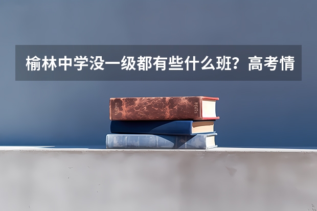 榆林中学没一级都有些什么班?高考情况是怎样的?今年中考的录取分数线估计多少?