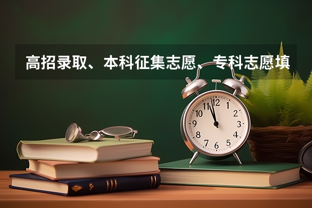 高招录取、本科征集志愿、专科志愿填报、录取通知书邮寄，7月要关注这些！
