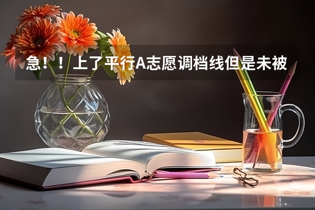 急!!上了平行A志愿调档线但是未被所报专业录取,且不服从调配,那被退档后怎么办(请看详细)