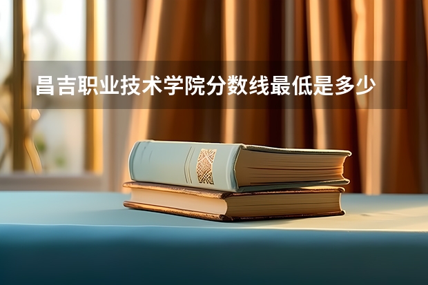 昌吉职业技术学院分数线最低是多少