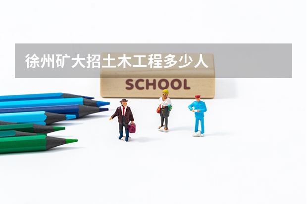 徐州矿大招土木工程多少人