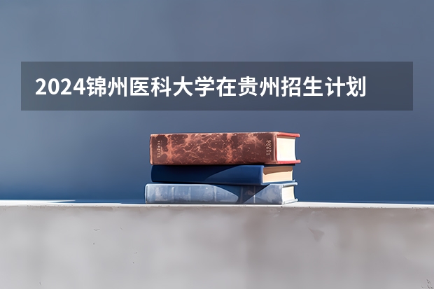 2024锦州医科大学在贵州招生计划 招多少人