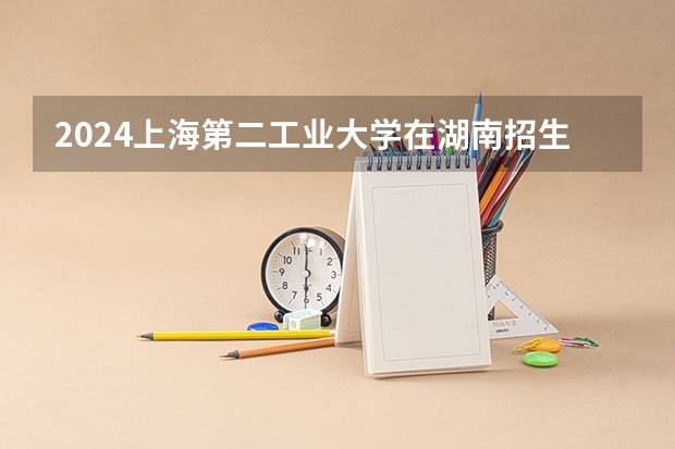 2024上海第二工业大学在湖南招生计划 招多少人
