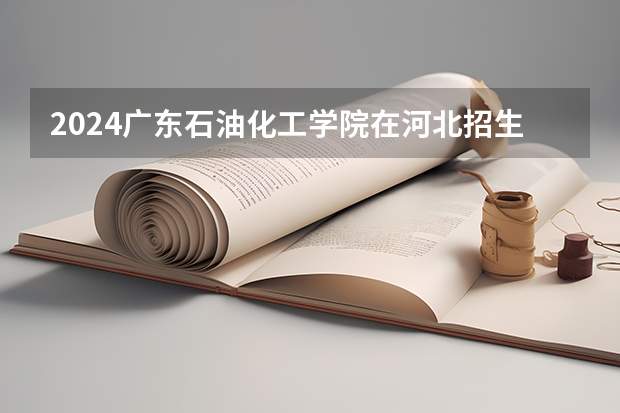 2024广东石油化工学院在河北招生计划 招多少人