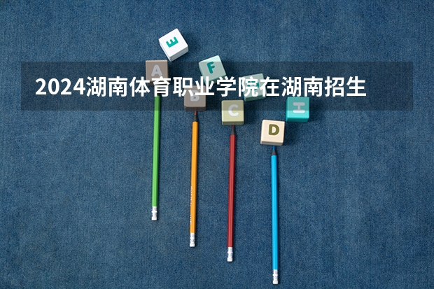 2024湖南体育职业学院在湖南招生计划 招多少人