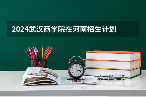 2024武汉商学院在河南招生计划 招多少人