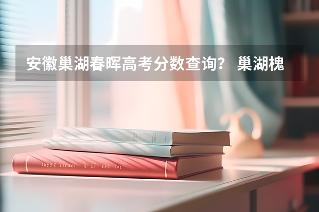 安徽巢湖春晖高考分数查询？ 巢湖槐林中学分数线