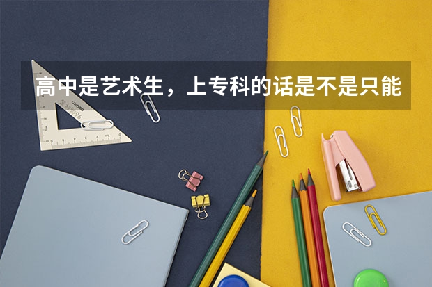 高中是艺术生，上专科的话是不是只能选艺术专业 传媒学校排名