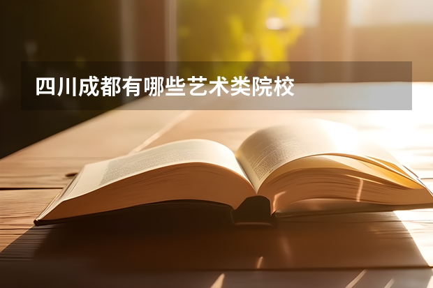 四川成都有哪些艺术类院校