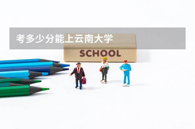 考多少分能上云南大学