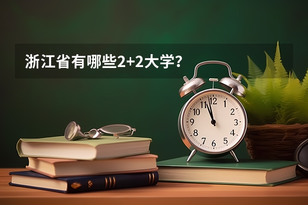 浙江省有哪些2+2大学？