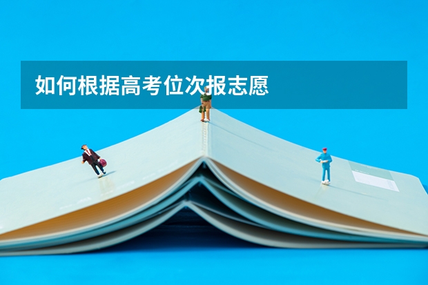 如何根据高考位次报志愿