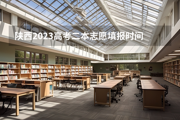 陕西2023高考二本志愿填报时间 二本啥时候报志愿陕西