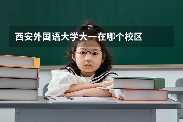 西安外国语大学大一在哪个校区