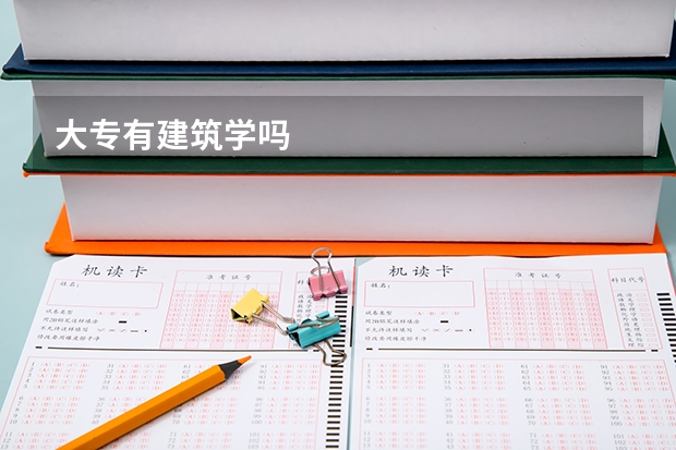 大专有建筑学吗