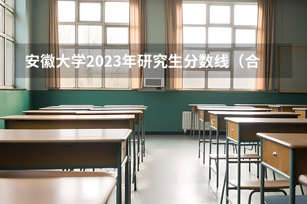 安徽大学2023年研究生分数线（合肥工业大学高校专项计划录取分数线）