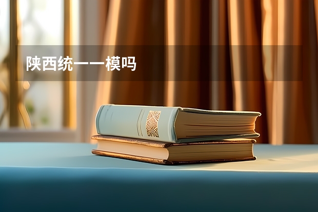 陕西统一一模吗