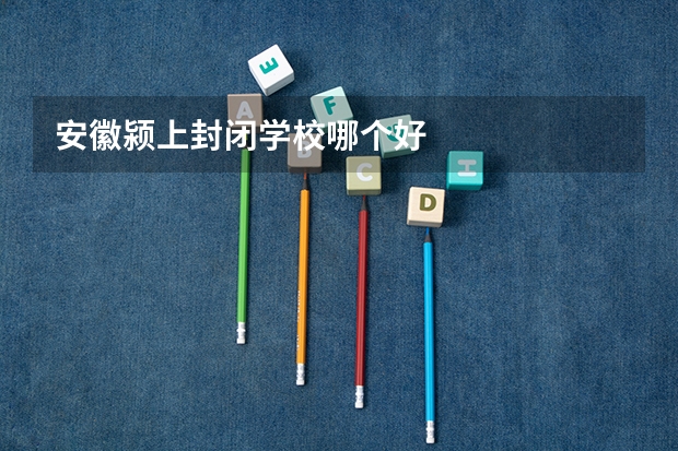 安徽颍上封闭学校哪个好