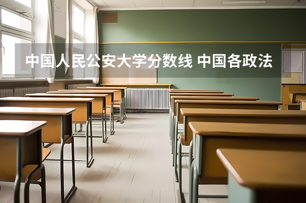 中国人民公安大学分数线 中国各政法大学分数线（江苏省）