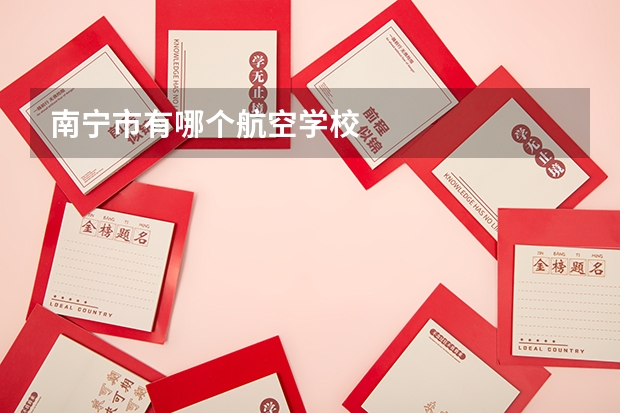 南宁市有哪个航空学校