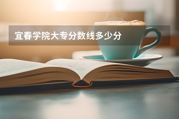 宜春学院大专分数线多少分
