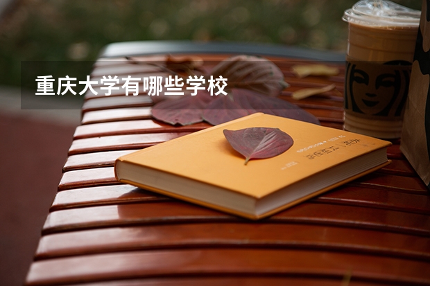 重庆大学有哪些学校