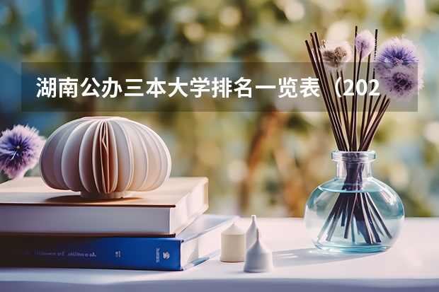 湖南公办三本大学排名一览表（2023湖南三本大学排名）