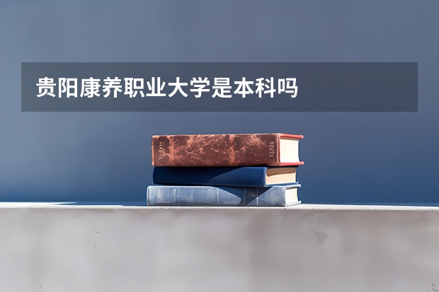 贵阳康养职业大学是本科吗