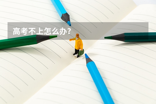 高考不上怎么办？