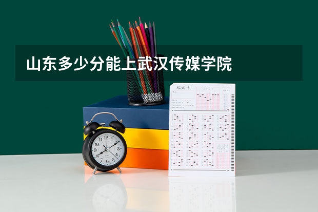 山东多少分能上武汉传媒学院