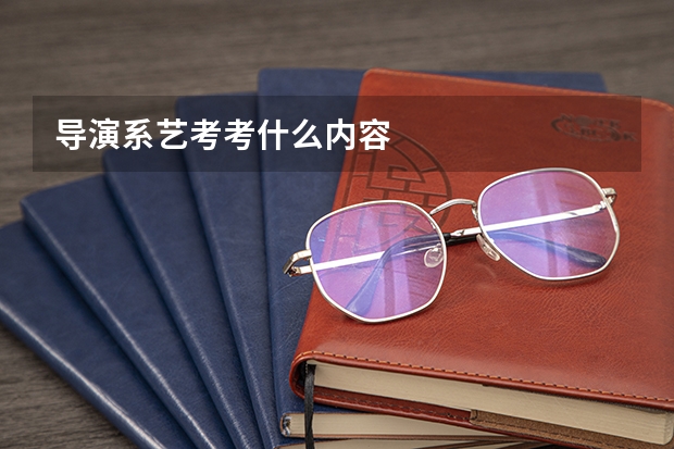 导演系艺考考什么内容