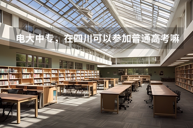 电大中专，在四川可以参加普通高考嘛？什么是电大中专？